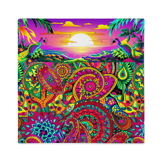 Tropical Serenity - Premium Pillow Case