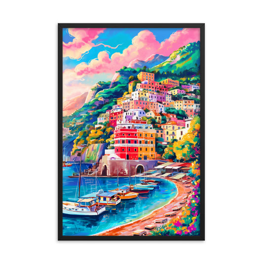 Positano - HQ Framed Poster