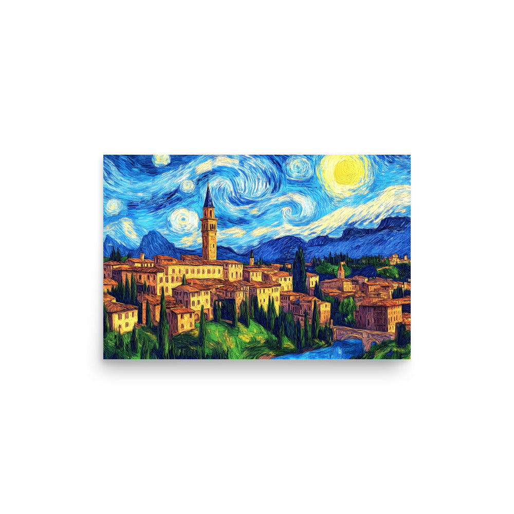 Tuscany city - HQ Matte Poster