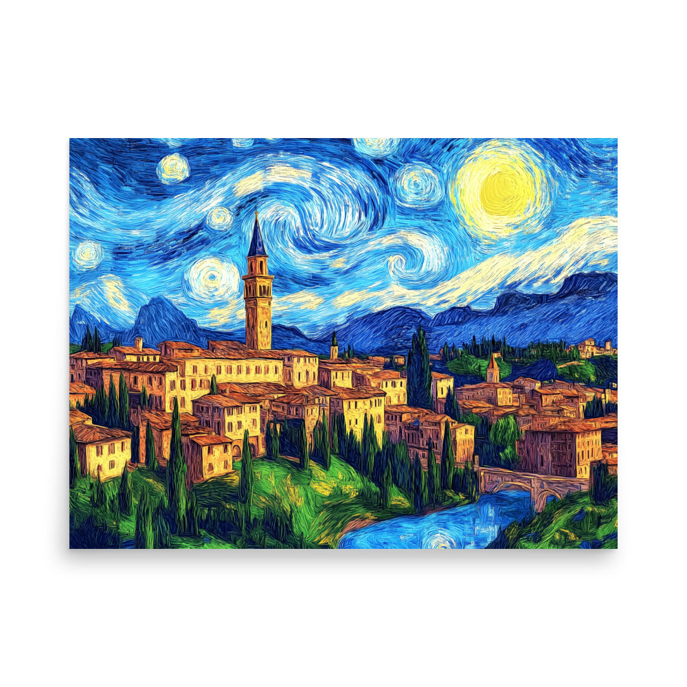 Tuscany city - HQ Matte Poster