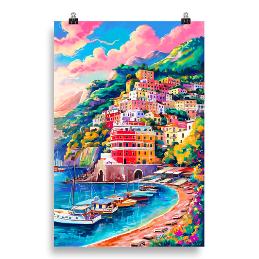 Positano - HQ Matte Poster