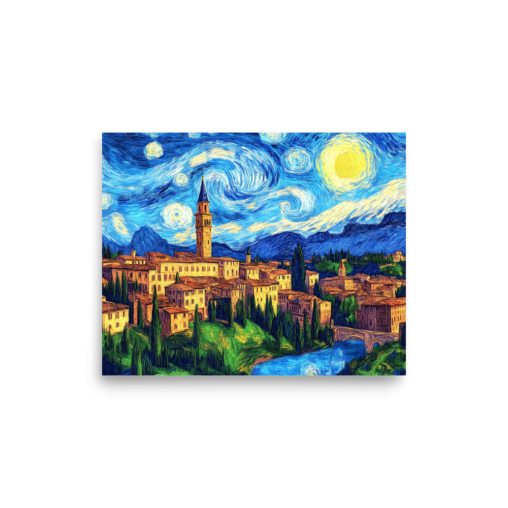 Tuscany city - HQ Matte Poster