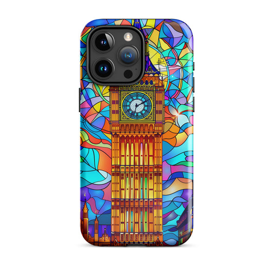 The Big Ben as a colorful mosaic - Tough Case for iPhone®