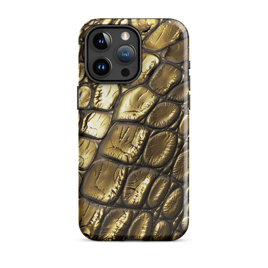 Luxury Gold Croco - Tough Case for iPhone®