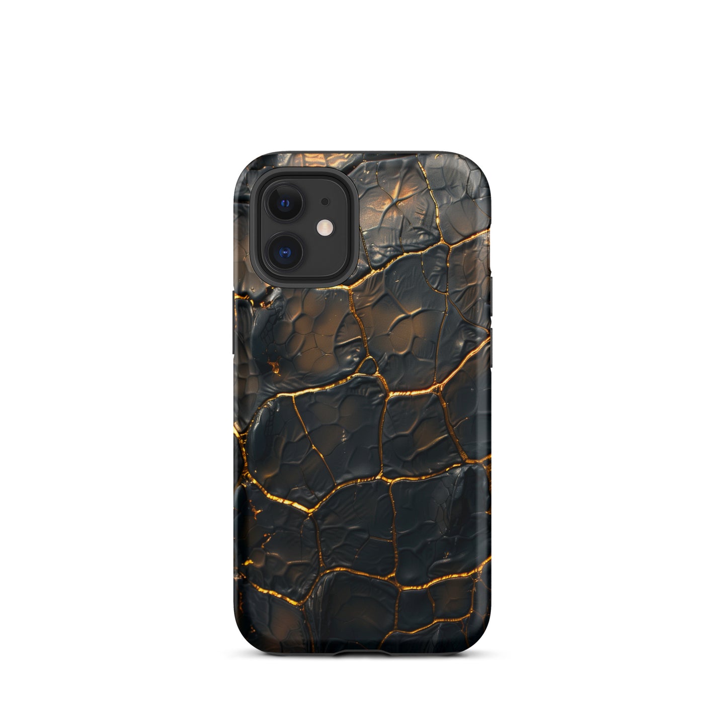 Black and Gold Croco - Tough Case for iPhone®