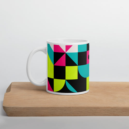 Vibrant Geometry - Glossy Mug