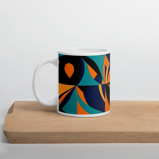 Shapes in Contrast - Glossy Mug